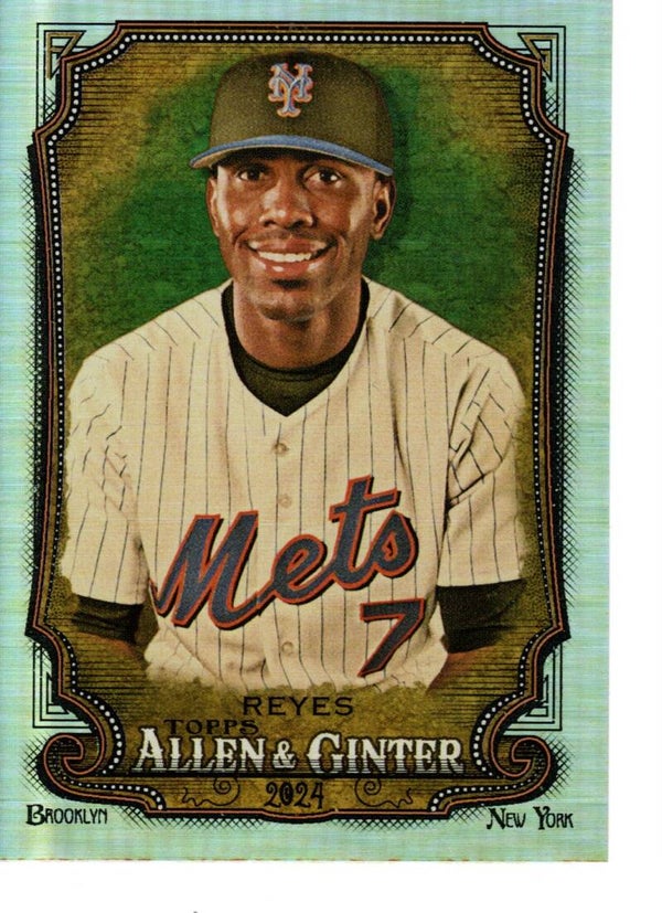 Allen & Ginter 2024 Silver Portrait #122 José Reyes, New York Mets