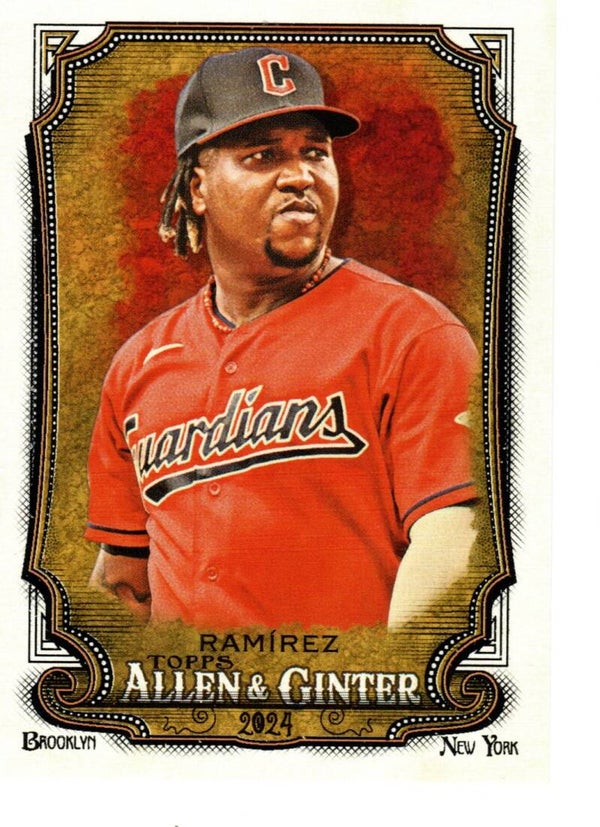 Allen & Ginter 2024 #123 José Ramírez, Cleveland Guardians
