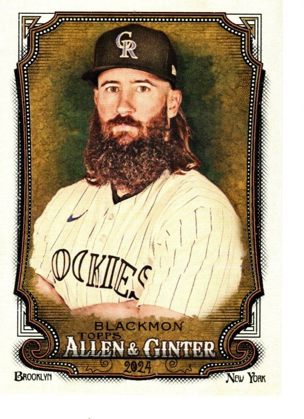 Allen & Ginter 2024 #125 Charlie Blackmon, Colorado Rockies