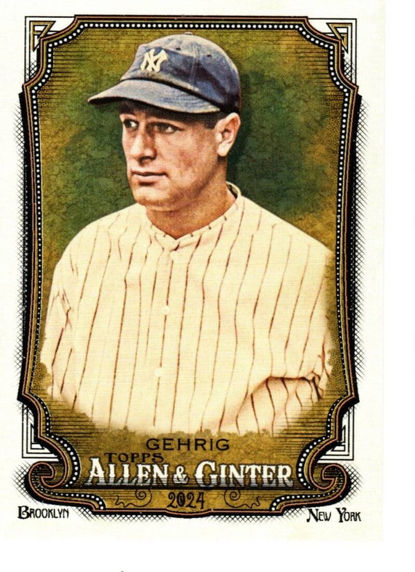 Allen & Ginter 2024 #129 Lou Gehrig, New York Yankees