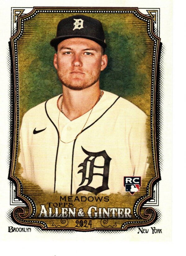 Allen & Ginter 2024 #146 Parker Meadows, Detroit Tigers RC