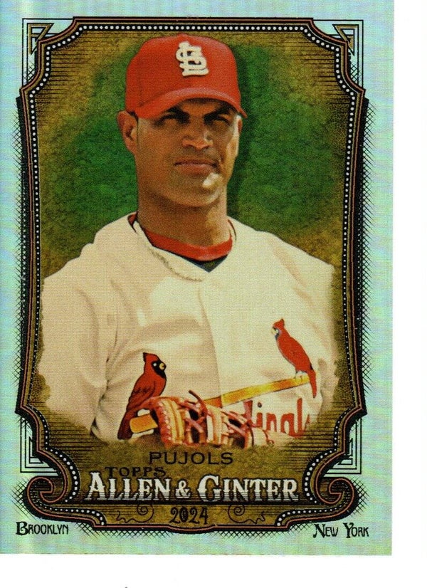 Allen & Ginter 2024 Silver Portrait #150 Albert Pujols, St. Louis Cardinals