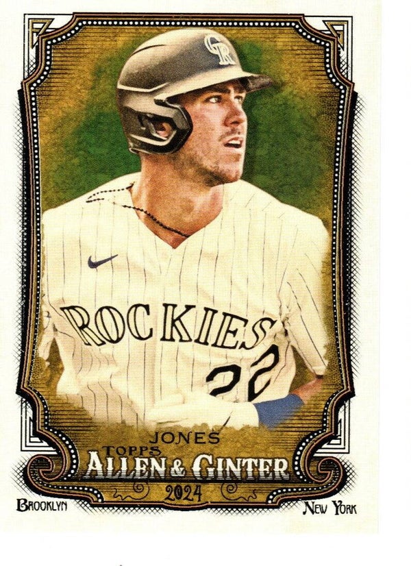 Allen & Ginter 2024 #152 Nolan Jones, Colorado Rockies