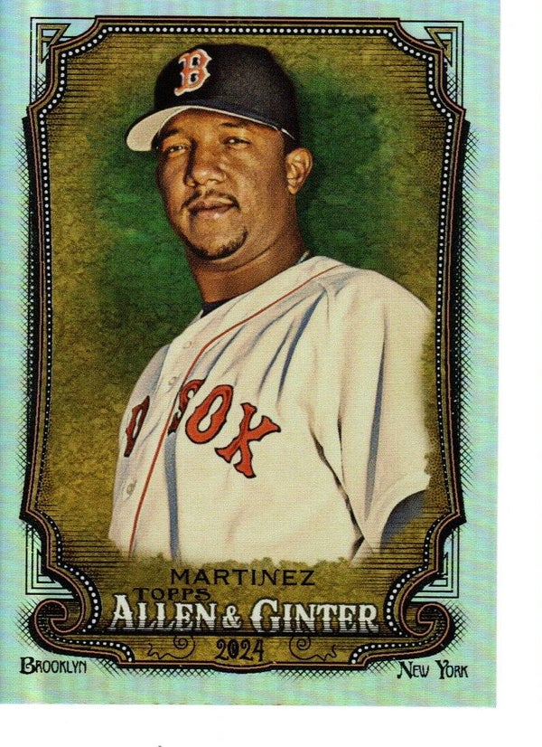Allen & Ginter 2024 Silver Portrait #154 Pedro Martinez, Boston Red Sox