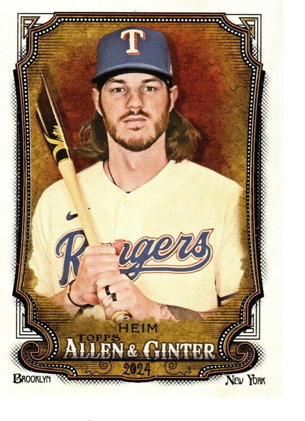 Allen & Ginter 2024 #156 Jonah Heim, Texas Rangers