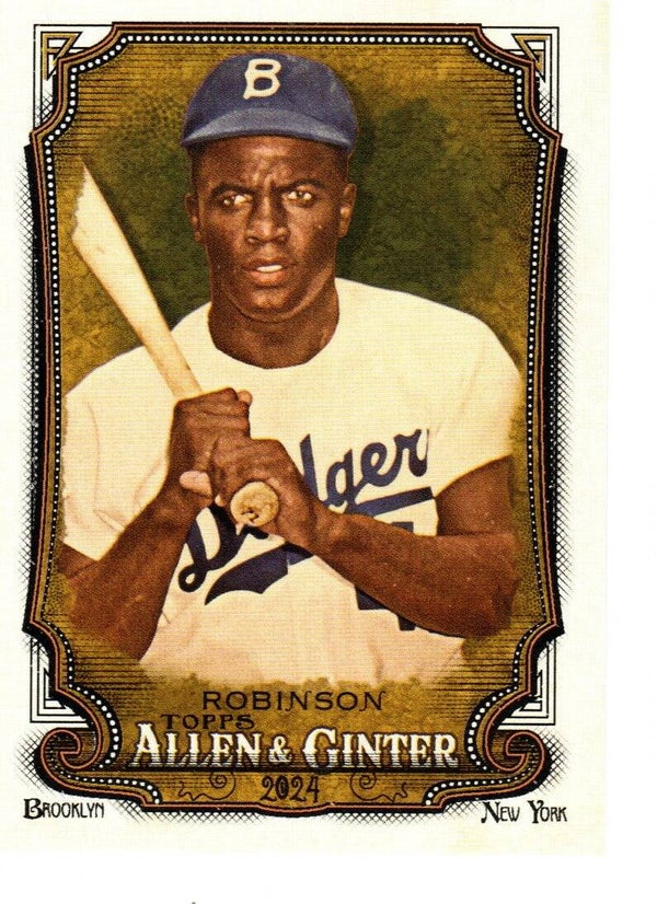 Allen & Ginter 2024 #170 Jackie Robinson, Brooklyn Dodgers