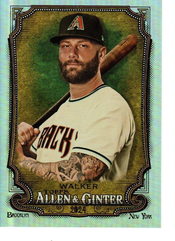 Allen & Ginter 2024 Silver Portrait #171 Christian Walker, Arizona Diamondbacks