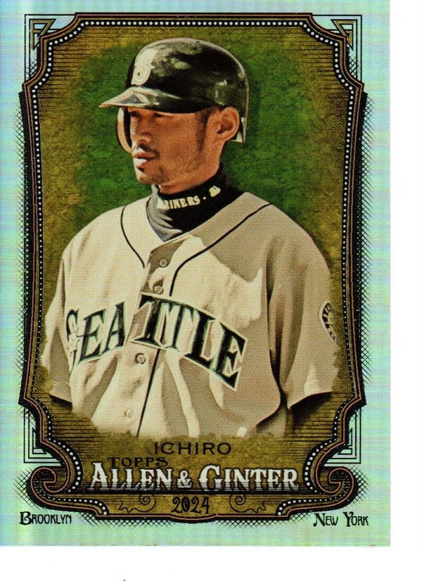 Allen & Ginter 2024 Silver Portrait #174 Ichiro, Seattle Mariners