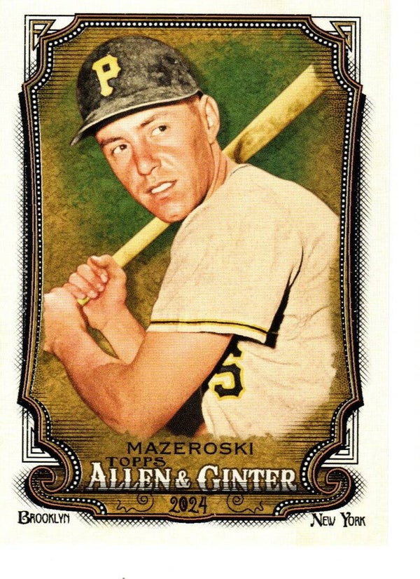 Allen & Ginter 2024 #176 Bill Mazeroski, Pittsburgh Pirates