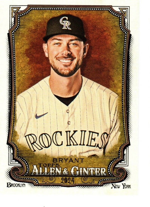 Allen & Ginter 2024 #183 Kris Bryant, Colorado Rockies