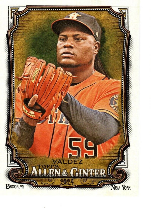 Allen & Ginter 2024 #184 Framber Valdez, Houston Astros