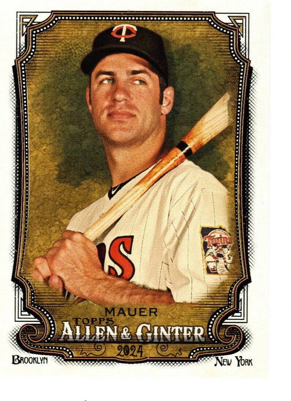 Allen & Ginter 2024 #190 Joe Mauer, Minnesota Twins