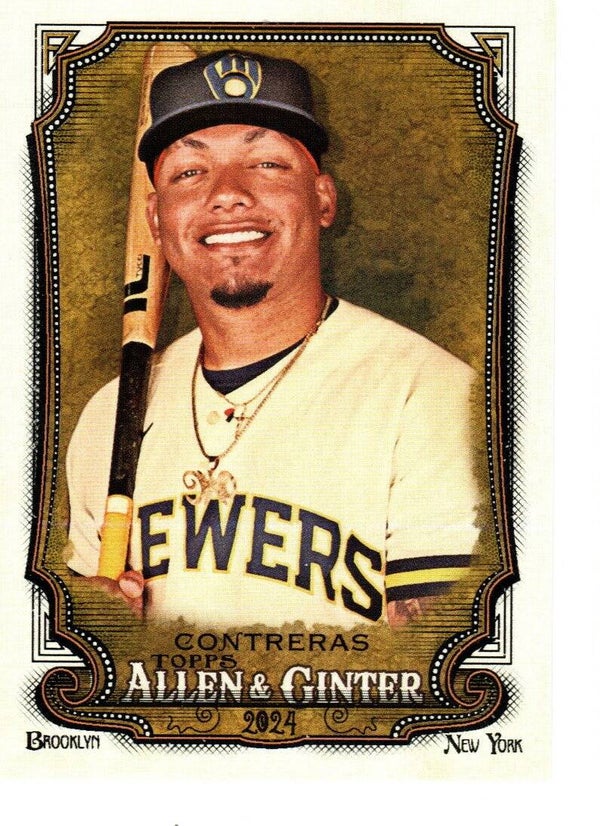 Allen & Ginter 2024 #196 William Contreras, Milwaukee Brewers