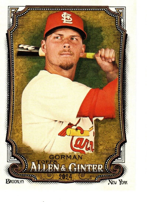 Allen & Ginter 2024 #197 Nolan Gorman, St. Louis Cardinals