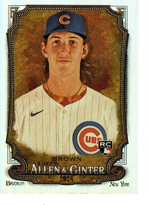 Allen & Ginter 2024 Silver Portrait #212 Ben Brown, Chicago Cubs RC