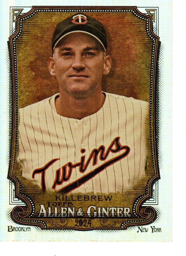 Allen & Ginter 2024 Silver Portrait #214 Harmon Killebrew, Minnesota Twins