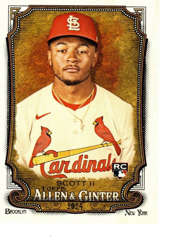 Allen & Ginter 2024 #217 Victor Scott II, St. Louis Cardinals RC