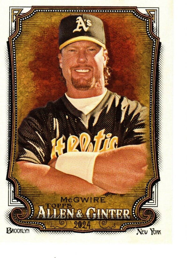 Allen & Ginter 2024 #225 Mark McGwire, Oakland Athletics
