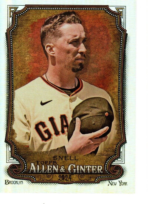 Allen & Ginter 2024 Silver Portrait #228 Blake Snell, San Francisco Giants