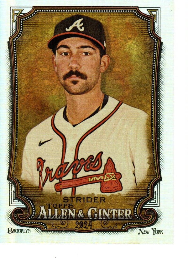 Allen & Ginter 2024 Silver Portrait #230 Spencer Strider, Atlanta Braves