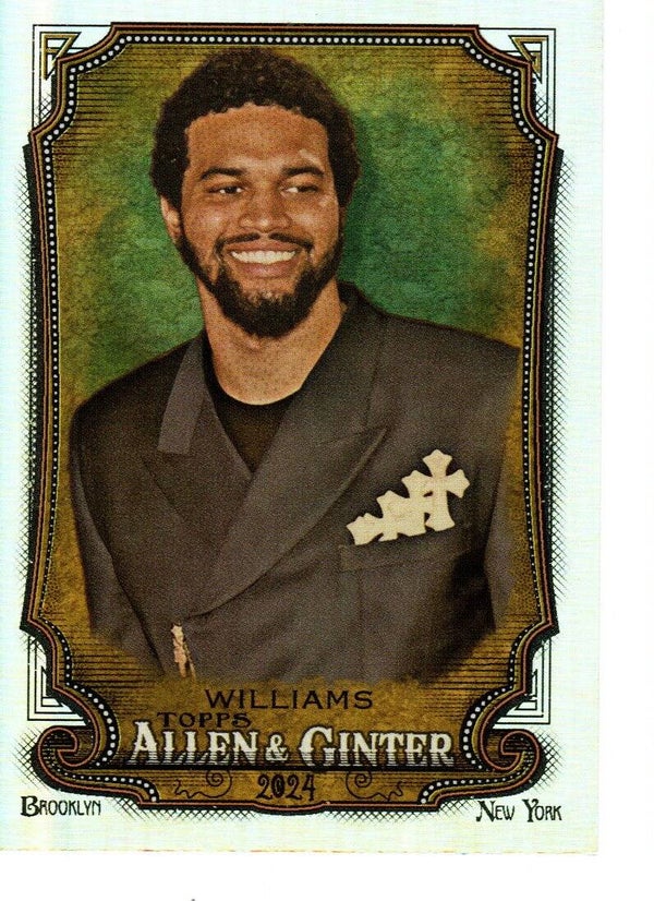 Allen & Ginter 2024 Silver Portrait #233 Caleb Williams Chicago Bears
