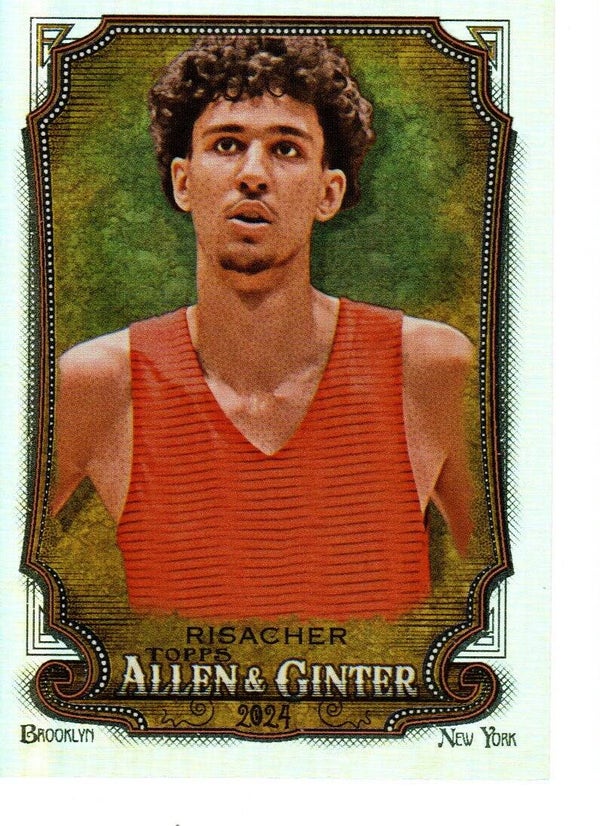 Allen & Ginter 2024 Silver Portrait #245 Zaccharie Risacher