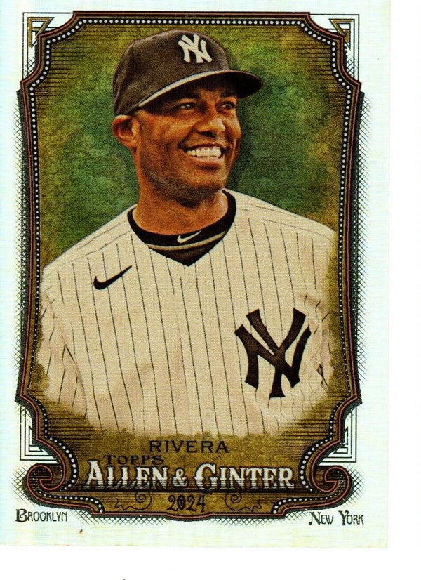 Allen & Ginter 2024 Silver Portrait #247 Mariano Rivera, New York Yankees