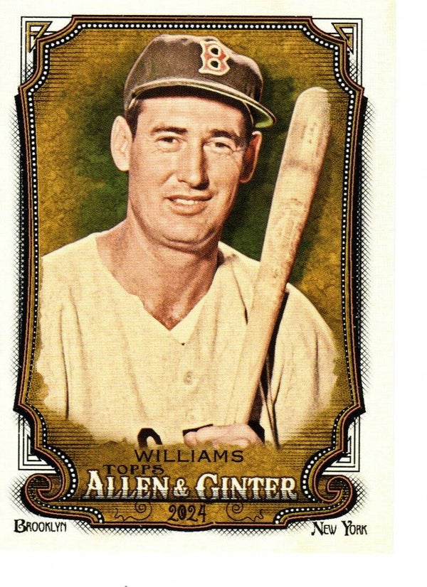 Allen & Ginter 2024 #252 Ted Williams, Boston Red Sox