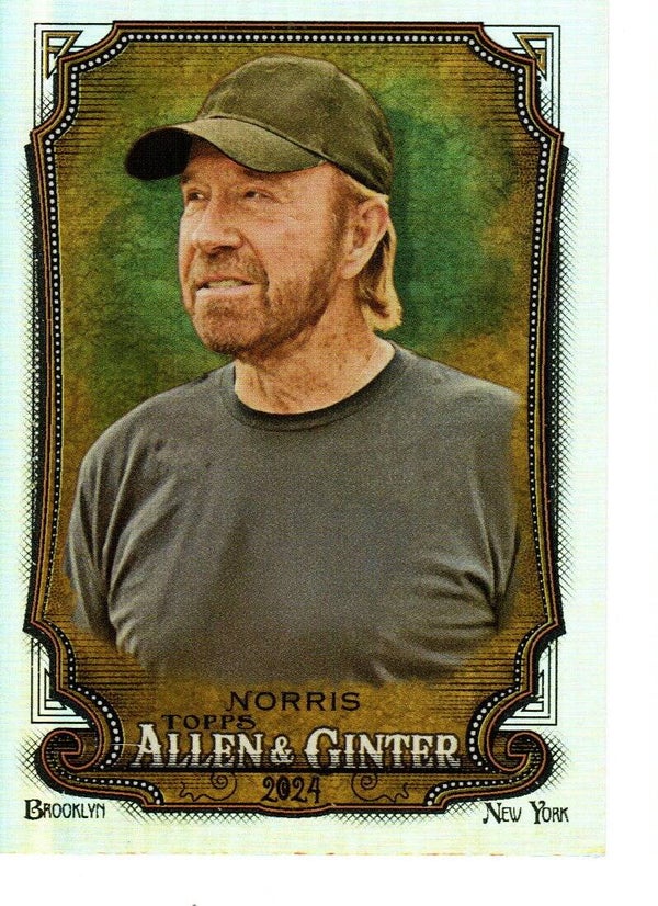 Allen & Ginter 2024 Silver Portrait #255 Chuck Norris
