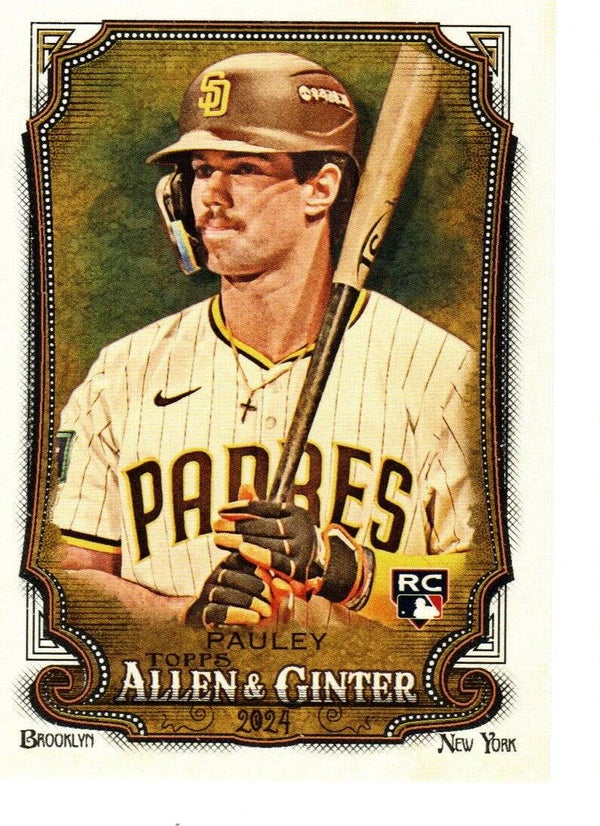 Allen & Ginter 2024 #258 Graham Pauley, San Diego Padres RC