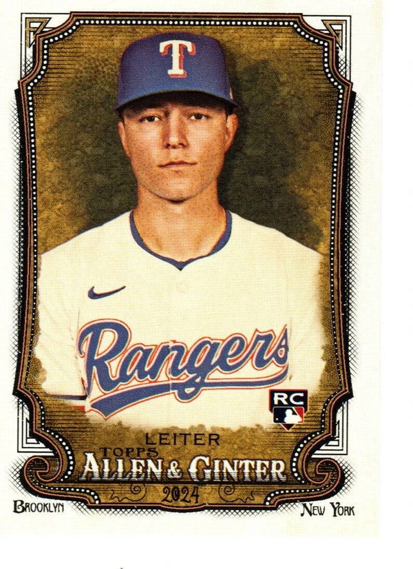 Allen & Ginter 2024 #271 Jack Leiter, Texas Rangers RC