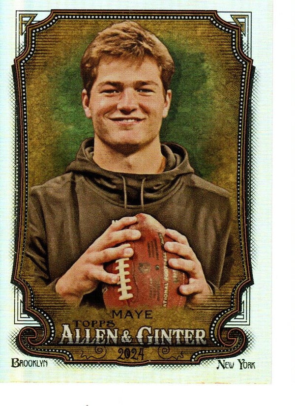 Allen & Ginter 2024 Silver Portrait #272 Drake Maye