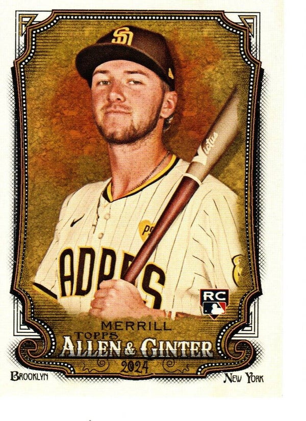 Allen & Ginter 2024 #275 Jackson Merrill, San Diego Padres (RC)
