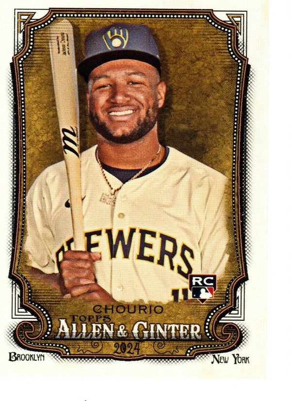 Allen & Ginter 2024 #276 Jackson Chourio, Milwaukee Brewers RC
