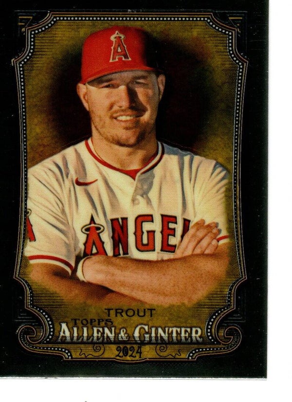 Allen & Ginter 2024 Chrome #280 Mike Trout, Los Angeles Angels