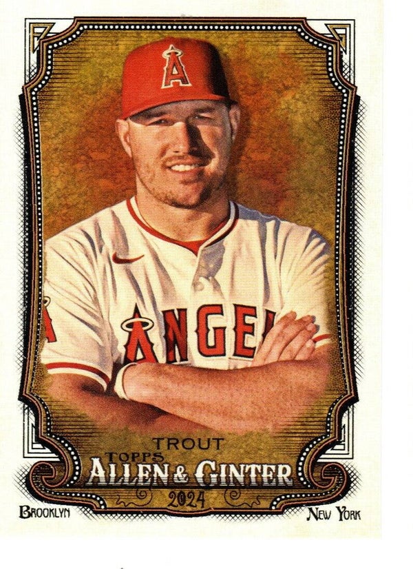 Allen & Ginter 2024 #280 Mike Trout, Los Angeles Angels