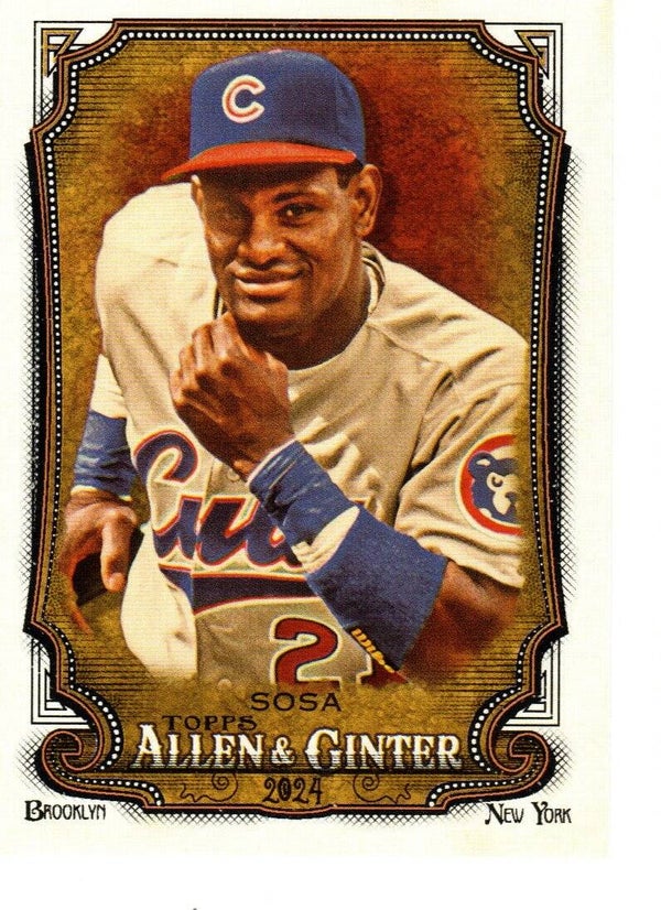 Allen & Ginter 2024 #291 Sammy Sosa, Chicago Cubs