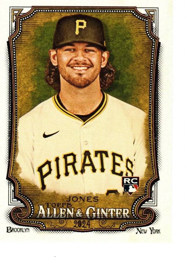 Allen & Ginter 2024 #298 Jared Jones, Pittsburgh Pirates RC