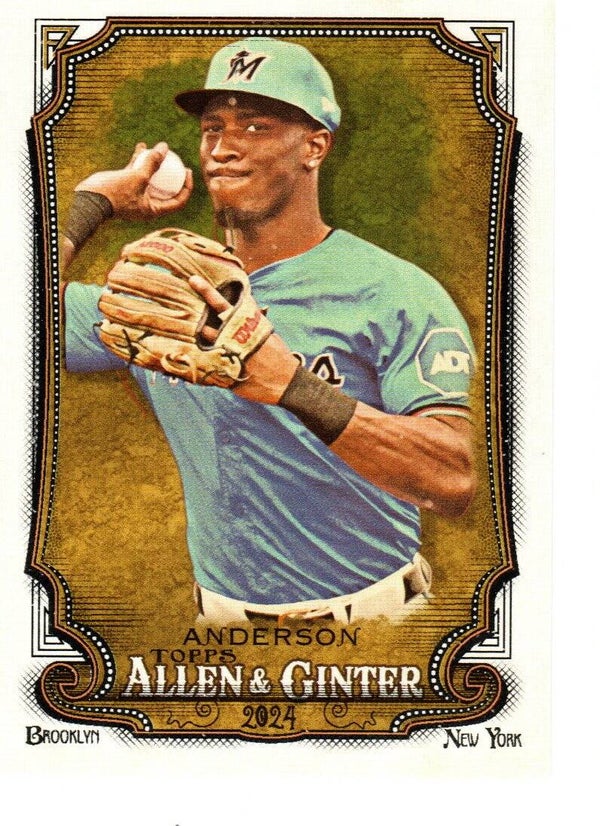 Allen & Ginter 2024 #302 Tim Anderson, Miami Marlins SP