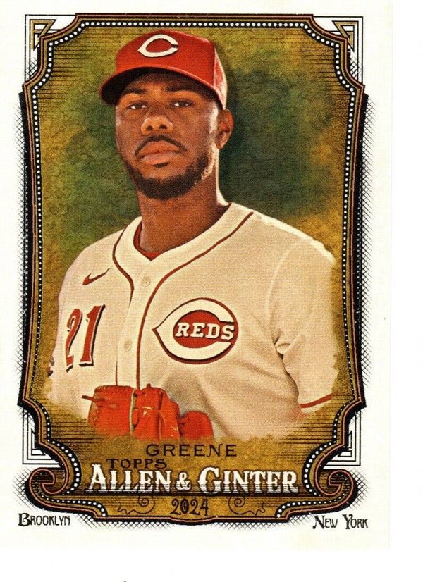 Allen & Ginter 2024 #303 Hunter Greene, Cincinnati Reds SP