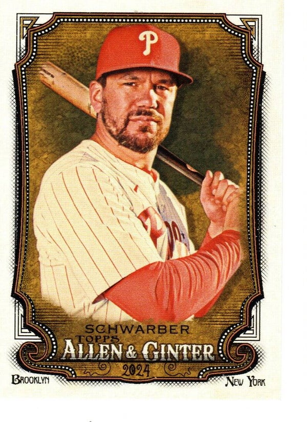 Allen & Ginter 2024 #306 Kyle Schwarber, Philadelphia Phillies SP