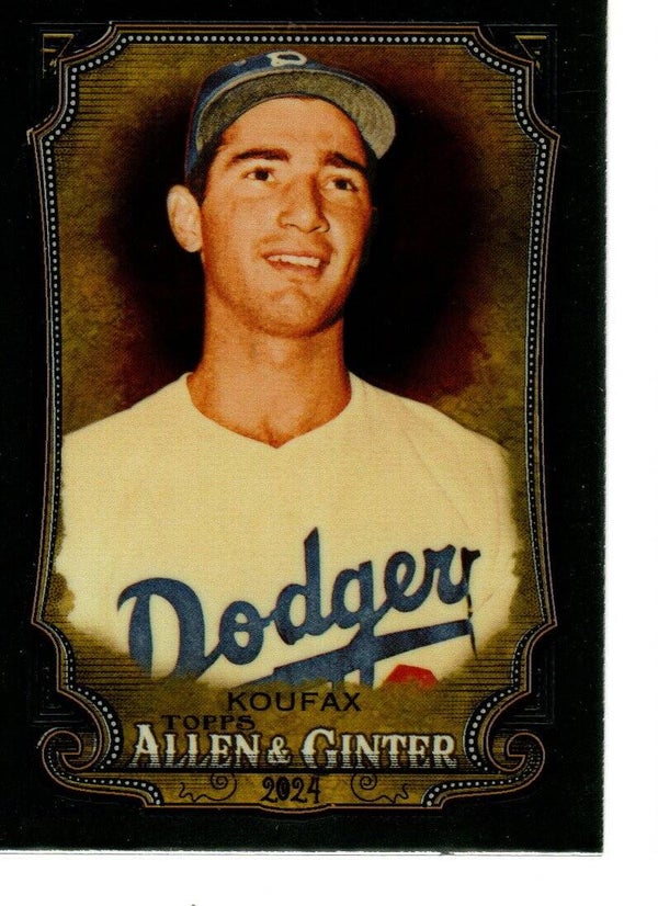Allen & Ginter 2024 Chrome #312 Sandy Koufax, Brooklyn Dodgers SP