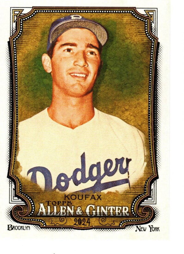 Allen & Ginter 2024 #312 Sandy Koufax, Brooklyn Dodgers SP