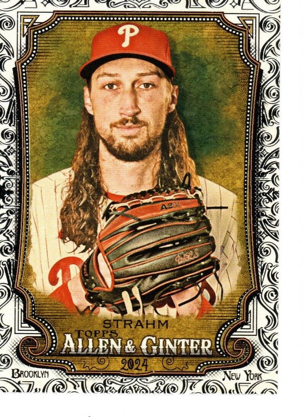 Allen & Ginter 2024 Foil Filagree #325 Matt Strahm, Philadelphia Phillies SP