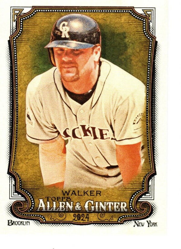 Allen & Ginter 2024 #326 Larry Walker, Colorado Rockies SP