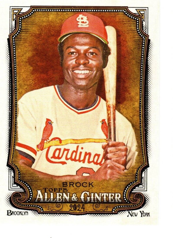 Allen & Ginter 2024 #331 Lou Brock, St. Louis Cardinals SP