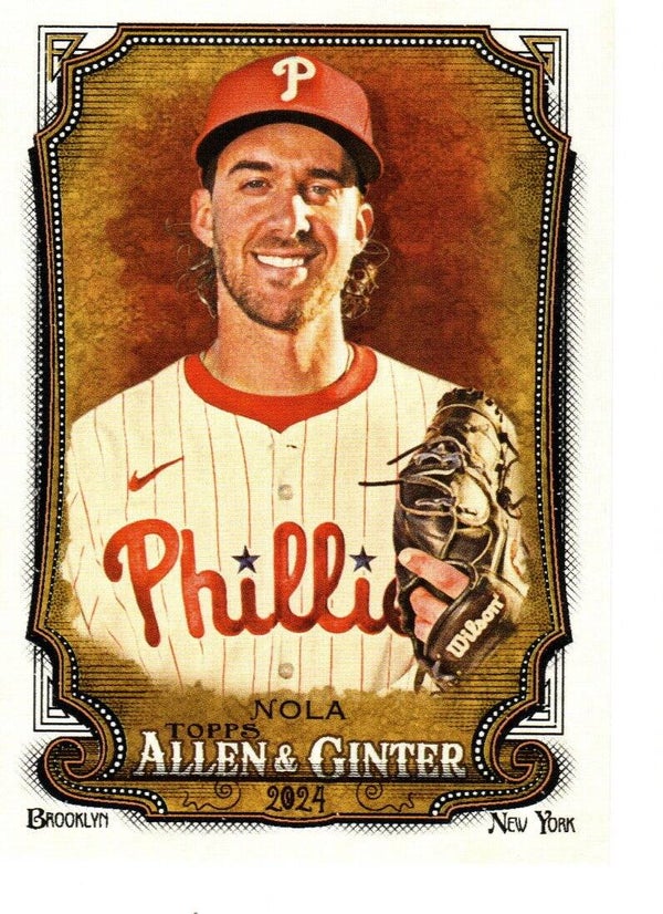 Allen & Ginter 2024 #334 Aaron Nola, Philadelphia Phillies SP
