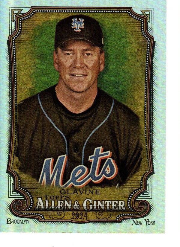 Allen & Ginter 2024 Silver Portrait #335 Tom Glavine, New York Mets SP