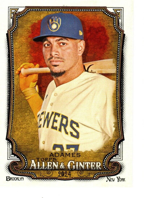 Allen & Ginter 2024 #342 Willy Adames, Milwaukee Brewers SP