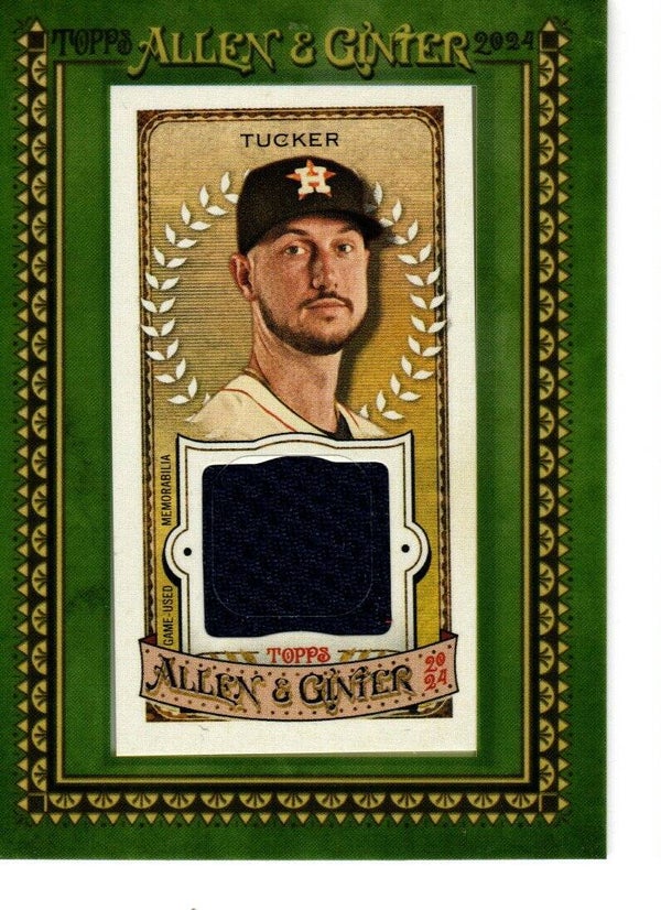 Allen & Ginter 2024 Framed Mini Relic #MFR-KT Kyle Tucker Houston Astros